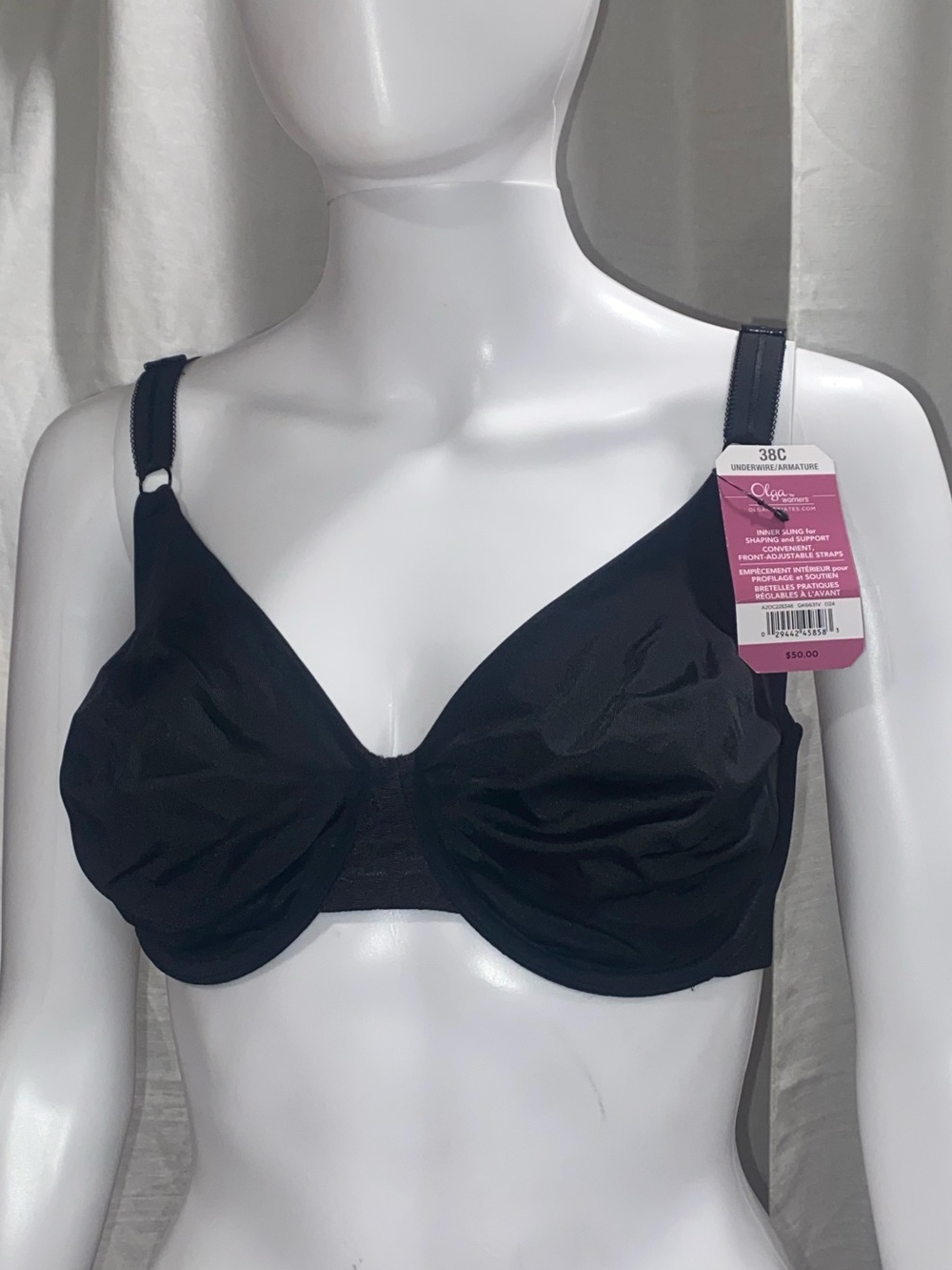 OLGA Bra - Women's Supportive Intimates 38 C